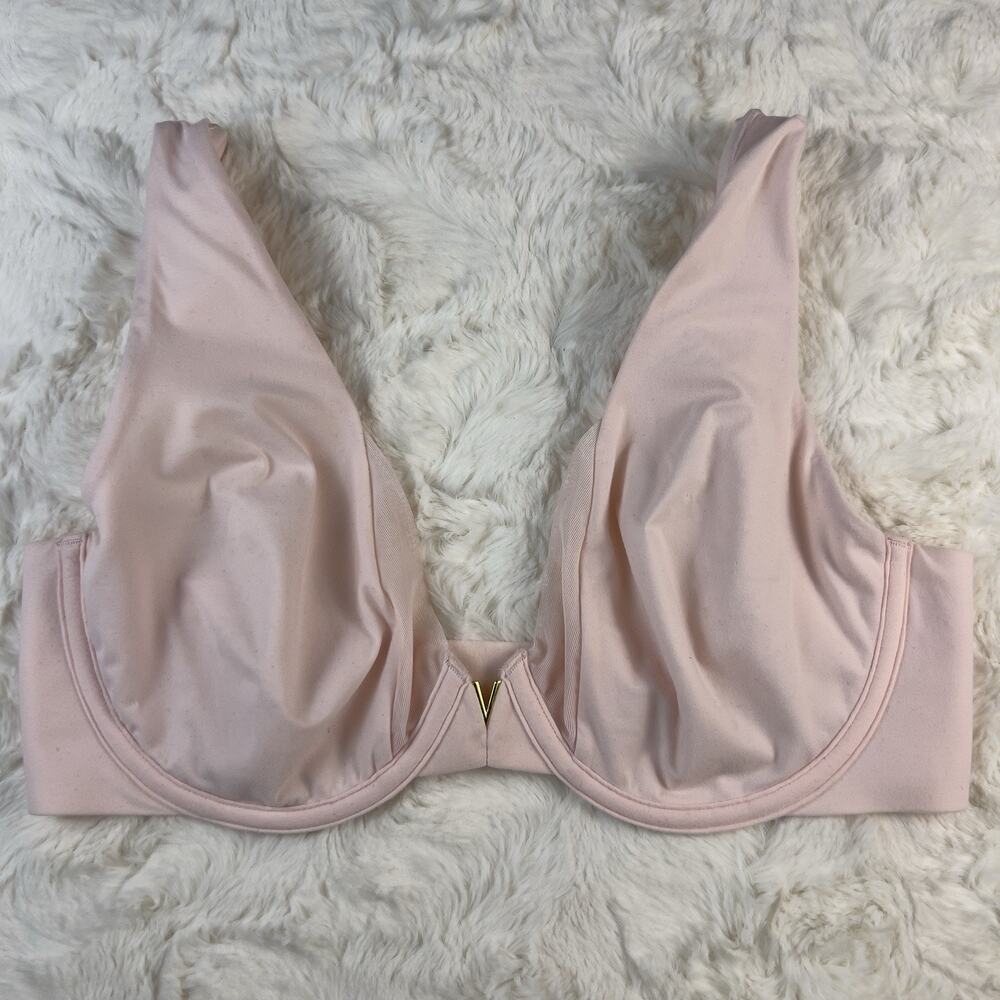 Victoria’s Secret‎ 32DD Unlined Perfect Coverage Underwire Bra Blush Pink NWT